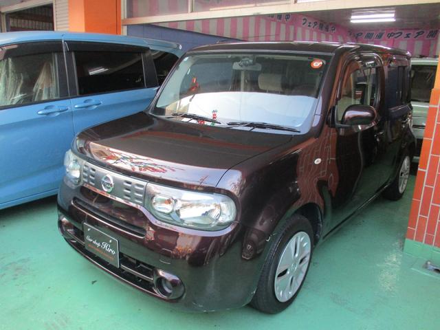 沖縄県の中古車ならキューブ １５Ｘ　純正ナビ・ＴＶ・ＣＤ・Ｂｌｕｅｔｏｏｔｈ機能・バックモニター付　ドライブレコーダー付　プッシュスタート機能　インテリジェントキー　ＥＴＣ付