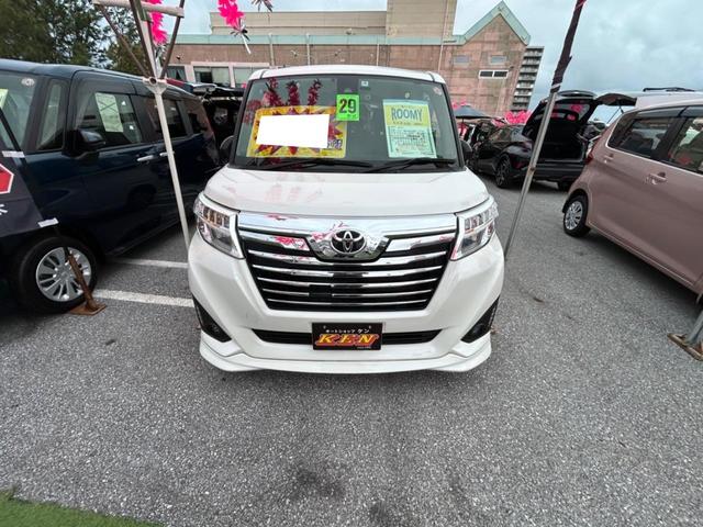 沖縄県の中古車ならルーミー カスタムＧ　Ｓ　ナビ．ＴＶ．ＣＤ．ＤＶＤ．Ｂｌｕｅｔｏｏｔｈ．ＥＴＣ．バックカメラ．両側パワースライドドア．本土中古車．アルミ．ホイール．安全装備