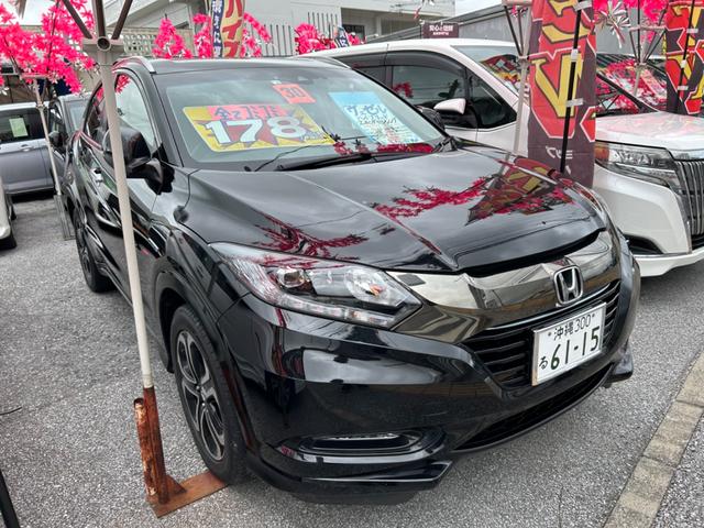 ホンダ ヴェゼル ハイブリッドＺ・ホンダセンシング　ナビ．ＴＶ．ＣＤ．ＤＶＤ．Ｂｌｕｅｔｏｏｔｈ．ＥＴＣ．バックカメラ．本土中古車．アルミ．ホイール．安全装備