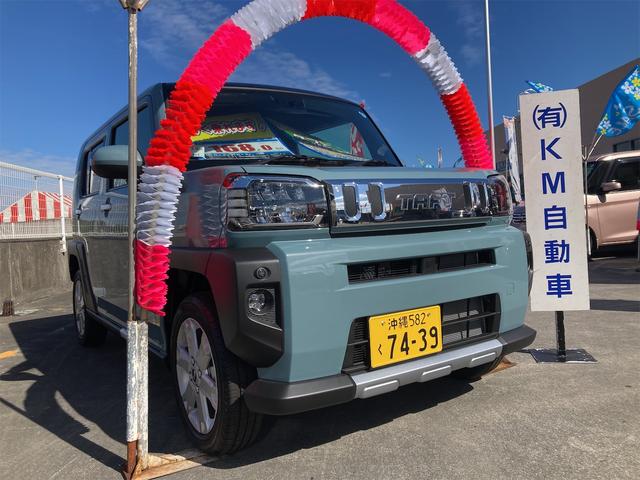 沖縄の中古車 ダイハツ タフト 車両価格 167万円 リ済込 2022(令和4)年 20km Ｌグリーン