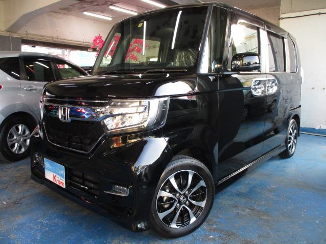 沖縄の中古車 ホンダ Ｎ－ＢＯＸカスタム 車両価格 143万円 リ済込 2020(令和2)年 1.7万km ブラック