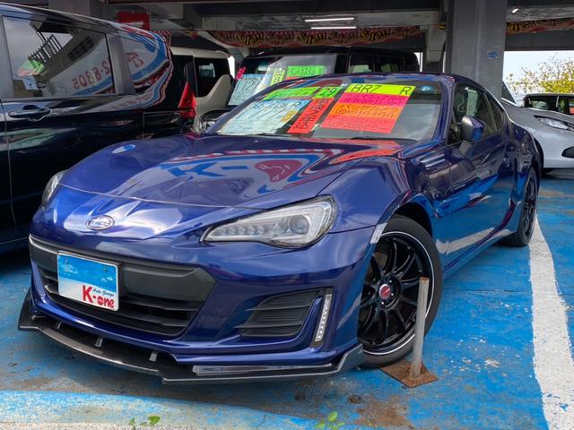 沖縄県宜野湾市の中古車ならＢＲＺ Ｒ　カーボン調フロントスポイラー・リアスポイラー・ナビ・ＴＶ・ＤＶＤ・ブルートゥース・バックカメラ・６速マニュアル車・後期モデル