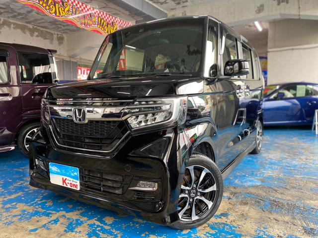 沖縄の中古車 ホンダ Ｎ－ＢＯＸカスタム 支払総額 115万円 リ済込 2019(平成31)年 4.3万km ブラック