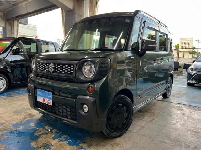 沖縄県の中古車ならスペーシアギア ハイブリッドＸＺ　ナビ・ＴＶ・ＤＶＤ・ブルートゥース・バックカメラ・ドライブレコーダー・両側パワースライドドア・デュアルカメラブレーキサポート