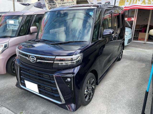 沖縄県の中古車ならタント カスタムＸ　バックカメラ　両側スライドドア　コーナーセンサー　　ＬＥＤヘッドライト