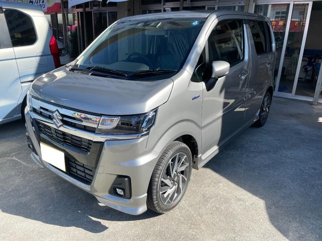 沖縄県の中古車ならワゴンＲカスタムＺ 　フルセグＴＶ　ブルートゥース　ドライブレコーダー　ステアリングリモコン　コーナーセンサー　クルーズコントロール