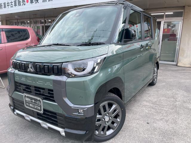 沖縄県の中古車ならデリカミニ Ｇ　プレミアム　両側パワースライド　純正９インチナビ　ステアリングリモコン　クルーズコントロール　バックカメラ　サーキュレーター