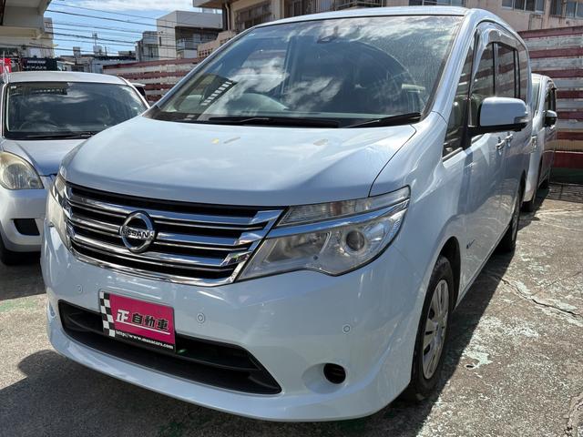 沖縄県の中古車ならセレナ ２０Ｘ　Ｓ－ハイブリッド　ＡＭ　ＦＭ　ナビ　ＴＶ　Ｂｌｕｅｔｏｏｔｈ　バックカメラ　両側パワスラ