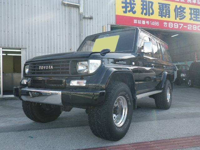 沖縄の中古車 トヨタ ランドクルーザープラド 支払総額 -万円 リ済込 1995(平成7)年 21.5万km ブラック