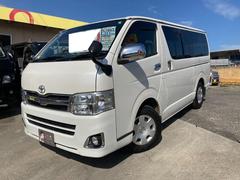 ハイエースバン ロングスーパーGL 純正ナビ バックカメラ シートカバー ダブルエアコン HIDヘッドライト フォグランプ 中古車画像