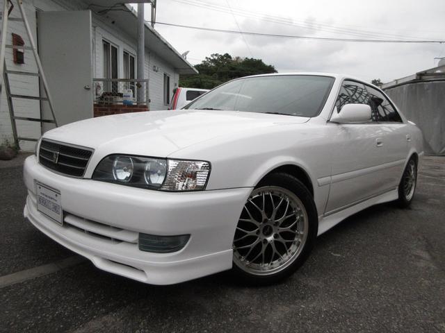 トヨタ チェイサーツアラー ｎｅｗオールペイント ｔｅｉｎ車高調 純正フルエアロ 社外アルミ ウィングの中古車 車体価格149万円 00 平成12 後年式 走行17 1万キロ 車体色ホワイト 沖縄県中頭郡北谷町浜川２３０ 株 ｄｒｅａｍ ｒｕｎの在庫 グーネット中古車