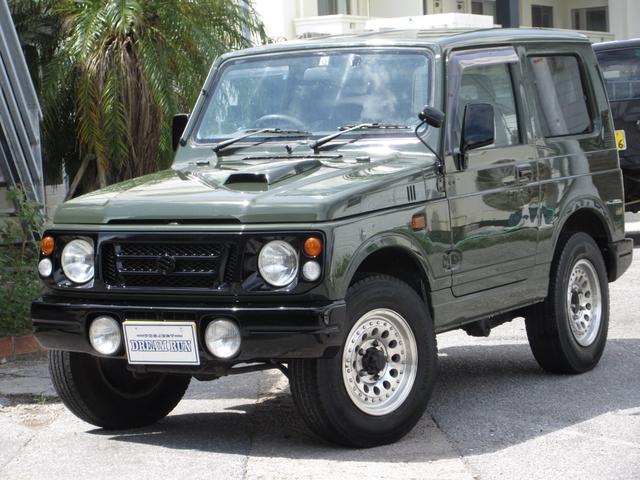 沖縄の中古車 スズキ ジムニー 支払総額 110万円 リ済込 1998(平成10)年 16.5万km Ｄグリーン