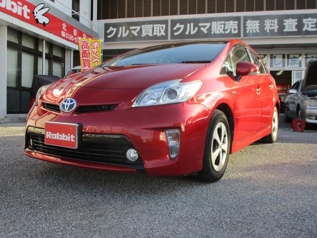 沖縄の中古車 トヨタ プリウス 支払総額 69万円 リ済込 2013(平成25)年 10.7万km レッドＭ