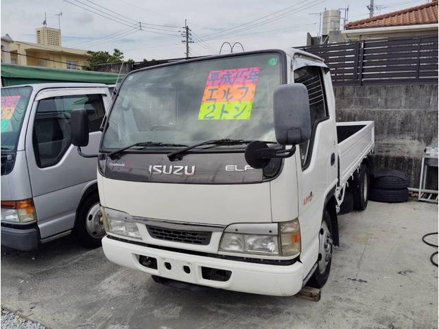 うるま市 大里自動車商会 いすゞ エルフトラック  ホワイト 13.9万km 2003(平成15)年
