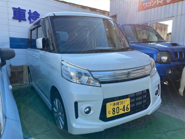 沖縄県の中古車ならスペーシアカスタム ＸＳ　ＡＢＳ　スマートキー　盗難防止システム　衝突安全ボディ　アイドリングストップ　ＨＩＤ　エアロ　電動格納ミラー　ＣＤ　ＵＳＢ入力端子