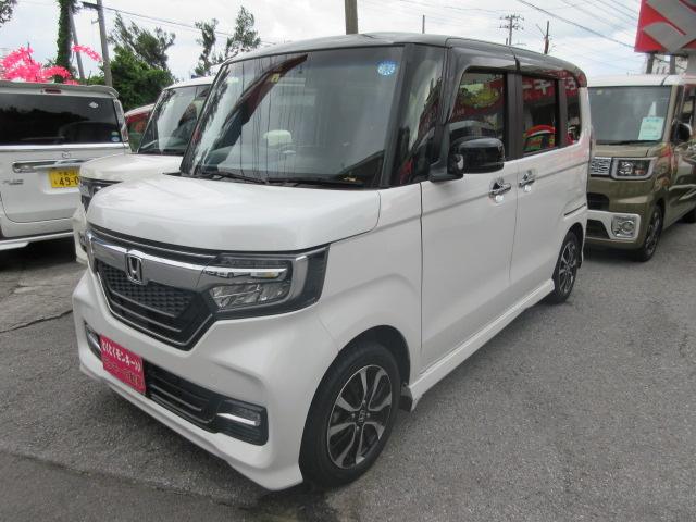 沖縄県の中古車ならＮ－ＢＯＸカスタム Ｇ・Ｌホンダセンシング　バックカメラ、ドライブレコーダー