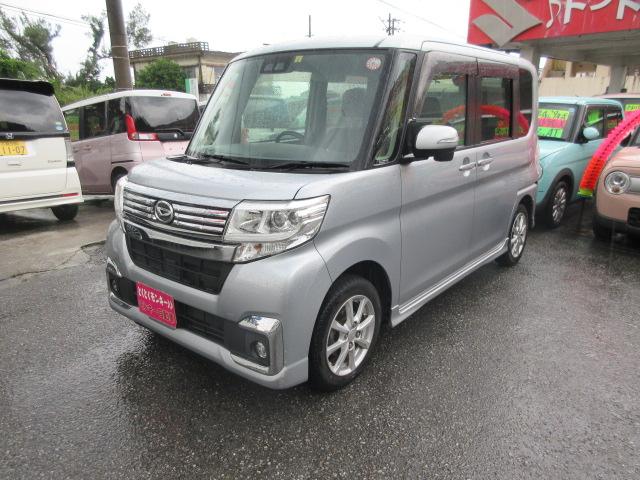 沖縄県の中古車ならタント カスタムＸ　ＳＡＩＩＩ　パワースライドドア、バックモニター