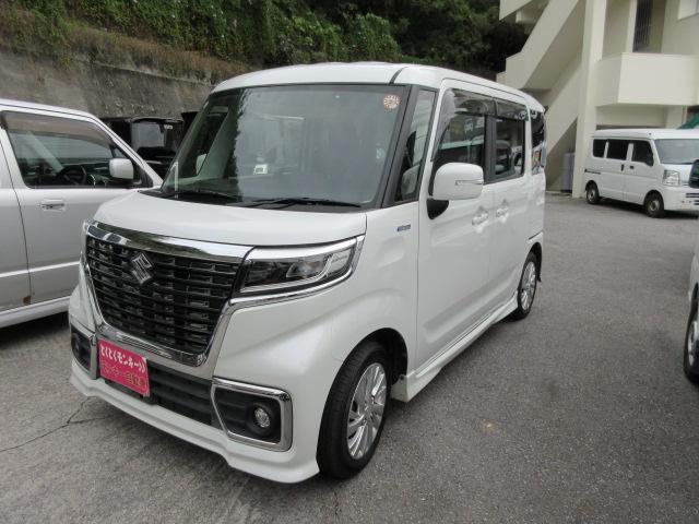 沖縄県の中古車ならスペーシアカスタム ハイブリッドＧＳ　ｗエアバック、純正アルミホイール、ＥＴＣ