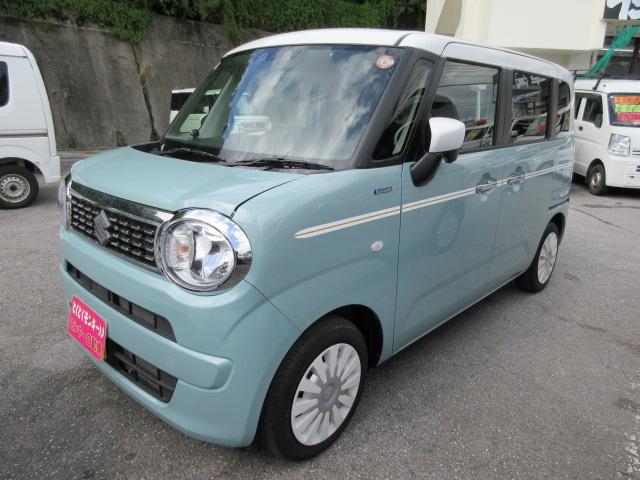 沖縄県の中古車ならワゴンＲスマイル ハイブリッドＳ　社外ナビ、両側パワースライドドア、