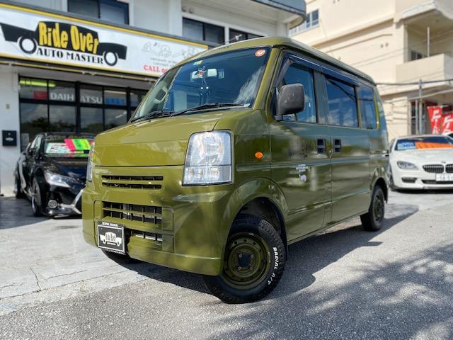 スズキ エブリイ ｐｃマッドタイヤ モスグリーンの中古車 グーネット中古車