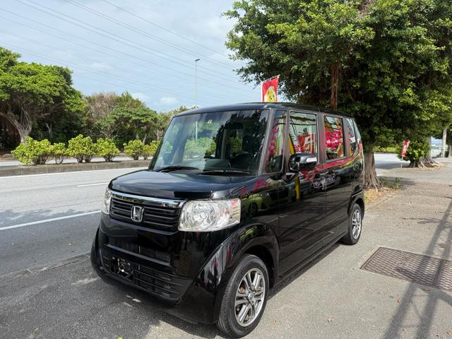 沖縄県の中古車ならＮ－ＢＯＸ Ｇ・Ｌパッケージ　スマートキー　プッシュスタート　格納ミラー　車検２年付き　本土中古
