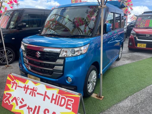 沖縄県の中古車ならスペーシアカスタムＺ ベースグレード　デュアルカメラブレーキサポート装着車
