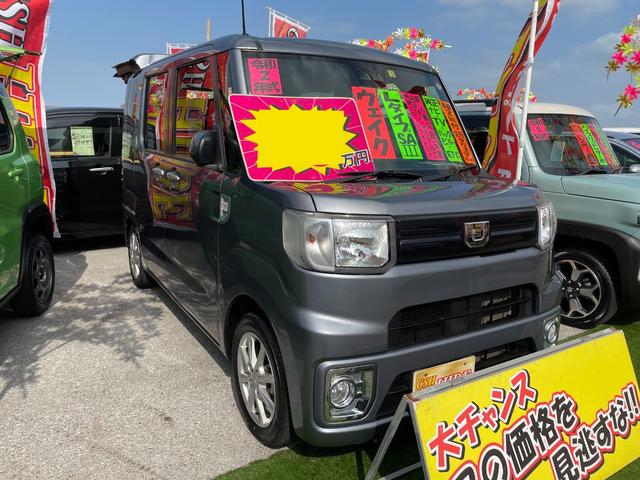 沖縄県の中古車ならウェイク Ｌ　ＳＡＩＩＩ　純正ナビＴＶ　バックモニター　両側パワースライドドア