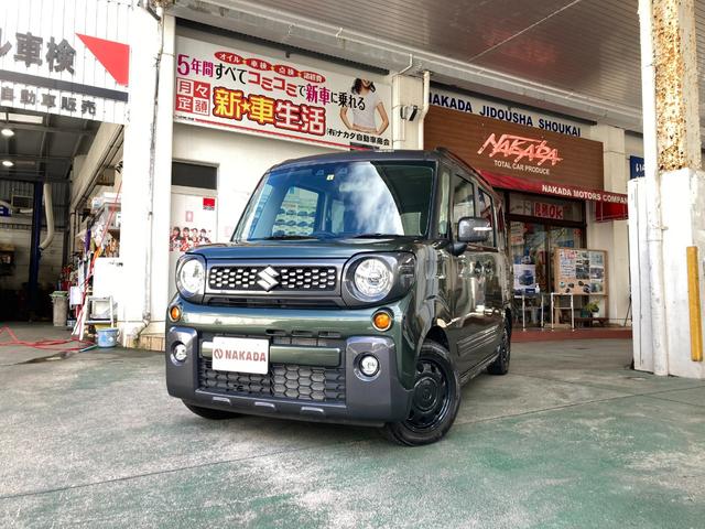 沖縄県うるま市の中古車ならスペーシアギア ハイブリッドＸＺ　自社デモカーＵＰ　両側電動スライド　レーダーブレーキサポート　ＬＥＤヘッドランプ