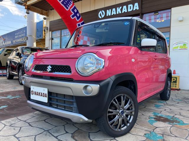 沖縄県の中古車ならハスラー Ｇ　衝突軽減ブレーキ　ナビ　フルセグＴＶ　Ｂｌｕｅｔｏｏｔｈ　キープッシュスタート　アルミホイール