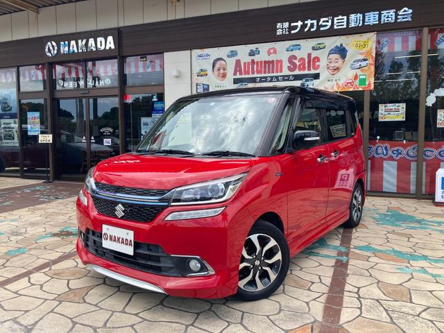 沖縄の中古車 スズキ ソリオバンディット 支払総額 125.3万円 リ済込 2017(平成29)年 7.0万km ファーベントレッド×ブラック