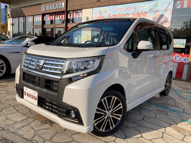 沖縄県宜野湾市の中古車ならムーヴ カスタム　ＲＳ　専用１５インチアルミホイール　専用ＣＤプレーヤー　キーレスプッシュスタート　ＬＥＤヘッドライト　フォグランプ　アイドリングストップ　シートリフター　ＵＶカットガラス　オートリトライトミラー