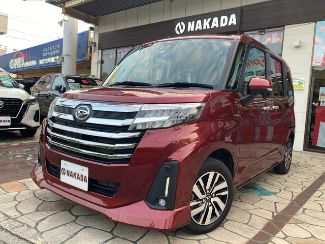 沖縄県の中古車ならトール カスタムＧ　ナビ　フルセグＴＶ　バックカメラ　Ｂｌｕｅｔｏｏｔｈ　ＥＴＣ　両側パワースライドドア　クリアランスソナー　キーフリーシステム　オートリトライトミラー　シートリフター　専用エアロ＆アルミホイール