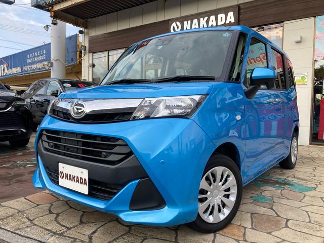 沖縄の中古車 ダイハツ トール 支払総額 89万円 リ済込 2019(令和1)年 7.3万km ブルーＭ