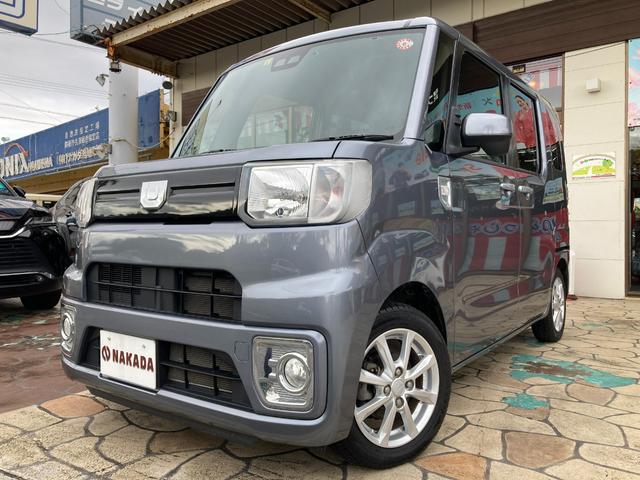 沖縄県の中古車ならウェイク Ｌ　ＳＡＩＩＩ　ナビ　バックカメラ　Ｂｌｕｅｔｏｏｔｈ　ＥＴＣ　衝突軽減ブレーキ　リヤコーナーセンサー　両側パワースライドドア　キーレスプッシュスタート　アルミホイール　プライバシーガラス