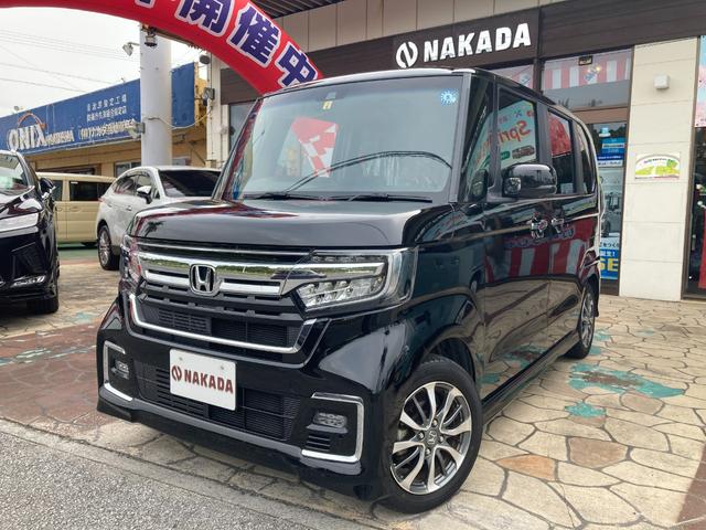 沖縄の中古車 ホンダ Ｎ－ＢＯＸカスタム 支払総額 170.9万円 リ済込 2022(令和4)年 1.5万km ブラック