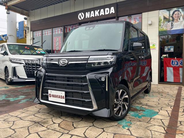 沖縄県の中古車ならタント カスタムＸ　★走行１５２９８ｋｍ★　自社レンタＵＰ　両側電動スライドドア　純正９インチディスプレイオーディオ　ＴＶ　Ｂｌｕｅｔｏｏｔｈ　バックカメラ　ＬＥＤヘッドライト　オートライト　禁煙車