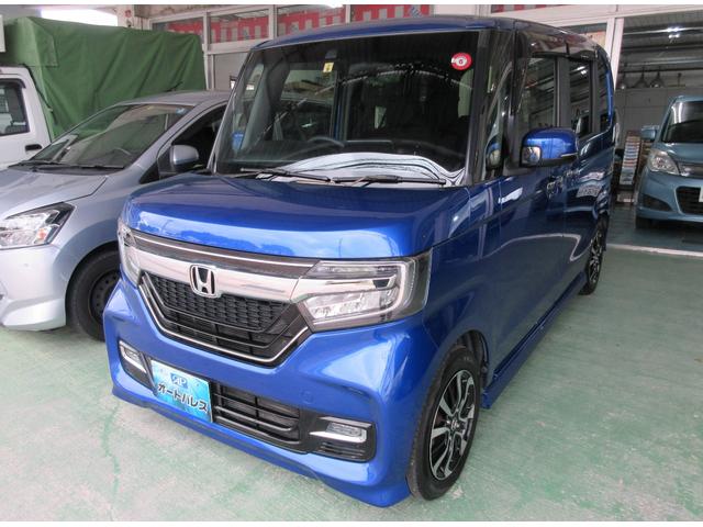 沖縄県宜野湾市の中古車ならＮ－ＢＯＸカスタム Ｇ・Ｌホンダセンシング　純正ナビ・・Ｂｌｕｅｔｏｏｔｈ・バックモニター・ＤＶＤビデオ・ＣＤ・ＴＶ・両側パワースライドドア・ＥＴＣ・オートリトラミラー