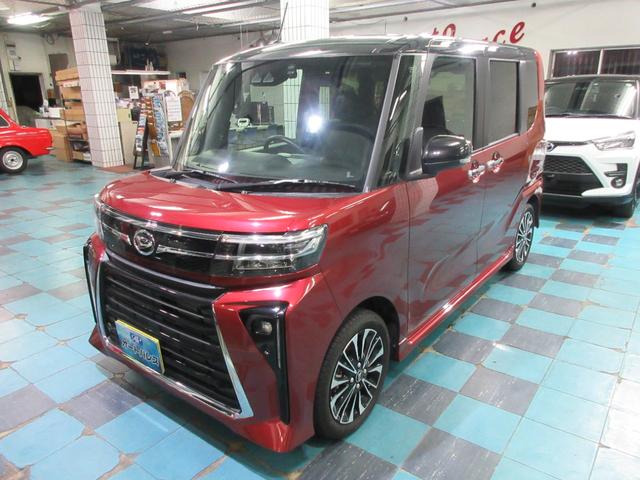 沖縄県うるま市の中古車ならタント カスタムＲＳ　ナビ・Ｂｌｕｅｔｏｏｔｈ・ＴＶ・ＣＤ・ＤＶＤバックモニター・ＥＴＣ・ドラレコ・ブレーキサポート・両側パワースライドドア・クリアランスソナー・車輛取扱説明書・整備記録簿・新車保証書・ＬＥＤ