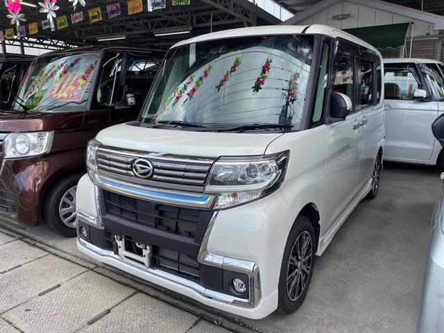 沖縄県沖縄市の中古車ならタント カスタムＸ　トップエディションＶＳ　ＳＡＩＩＩ　ナビＴＶ　ブルートゥース　両側パワースライドドア　ドライブレコーダー