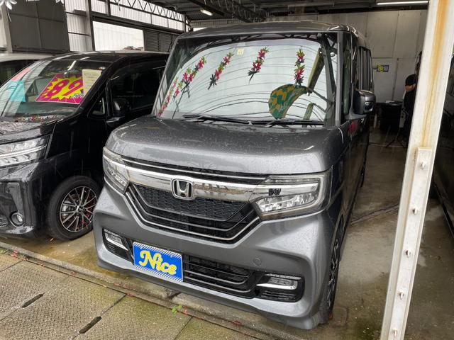 沖縄県沖縄市の中古車ならＮ－ＢＯＸカスタム Ｇ・Ｌホンダセンシング　ナビＴＶ　ブルートゥース　片側パワースライドドア