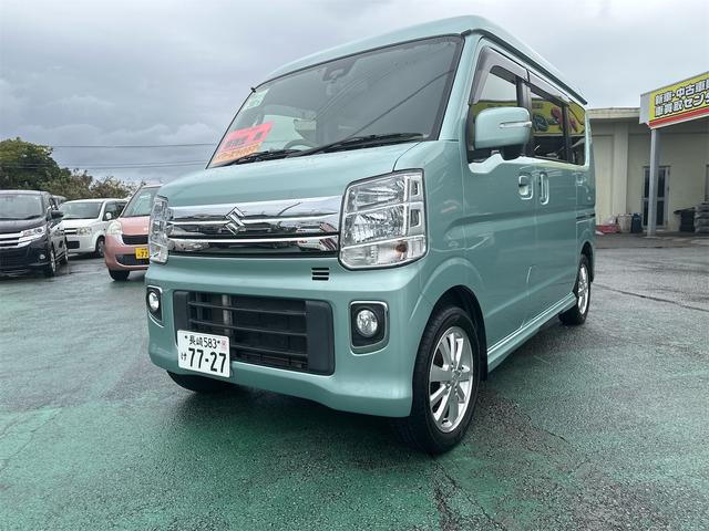 沖縄県の中古車ならエブリイワゴン ＰＺターボスペシャル　ハイルーフ　ドラレコ連動ナビテレビ　Ｂｌｕｅｔｏｏｔｈ　両側パワースライドドア　オートステップ