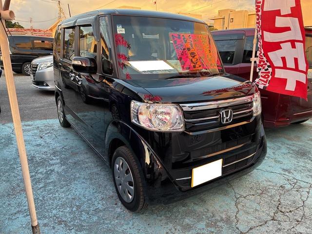 沖縄県の中古車ならＮ－ＢＯＸ Ｇ　ＳＳパッケージ　ナビ　プッシュスタート　キーレスエントリー　両側パワースライドドア　ステアリングスイッチ