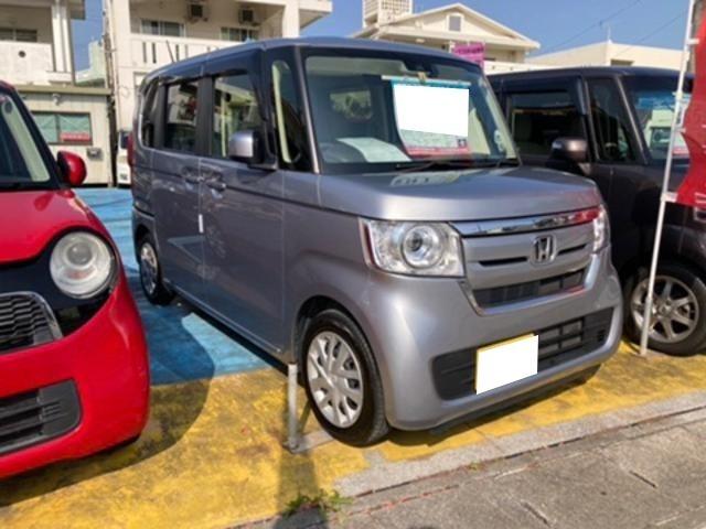 沖縄の中古車 ホンダ Ｎ－ＢＯＸ 車両価格 88万円 リ済込 2018(平成30)年 9.1万km シルバー