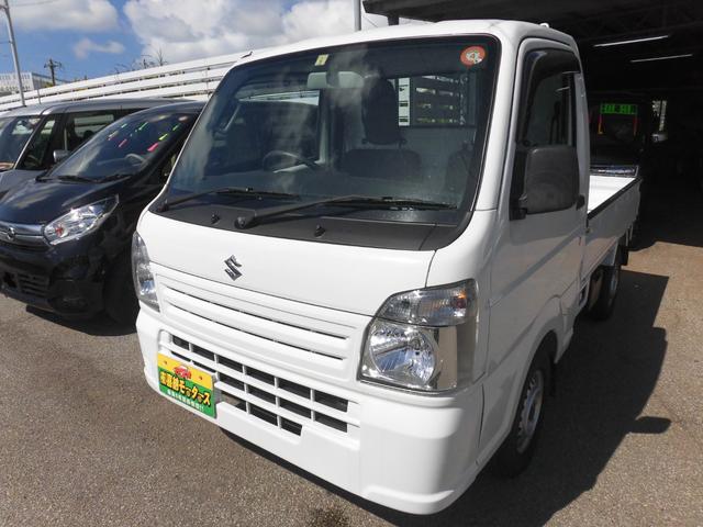 沖縄県の中古車ならキャリイトラック ＫＣエアコン・パワステ　５速マニュアル車　ＡＢＳ　スピーカー内蔵ラジオ　荷台縁プロテクター　スペアキー