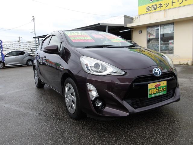 沖縄県中頭郡嘉手納町の中古車ならアクア Ｓ　衝突被害軽減ブレーキ　横滑り防止装置　白線逸脱警報　地デジナビ　ＣＤ　ＤＶＤ　ＳＤカード　Ｂｌｕｅｔｏｏｔｈ　バックカメラ　ＥＴＣ　ステアリングリモコン　ＬＥＤヘッドライト　フォグランプ