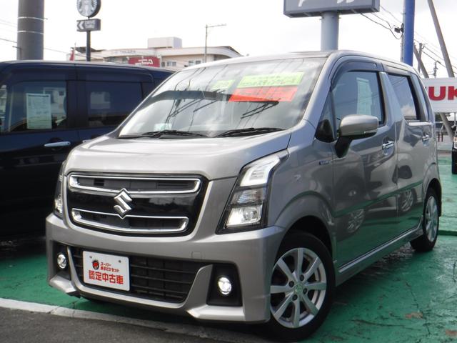 沖縄県の中古車ならワゴンＲスティングレー ハイブリッドＸ　ワンオーナー車ＥＴＣ・ＨＵＤ付