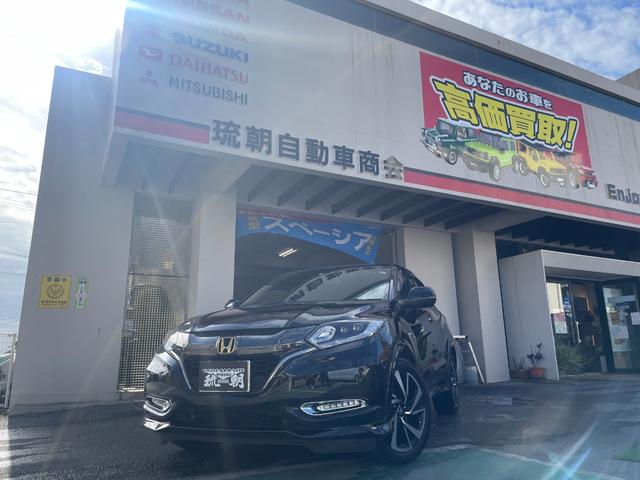 沖縄県の中古車ならヴェゼル ハイブリッドＲＳ・ホンダセンシング　ナビ　Ｂｌｕｅｔｈｏｏｔｈ　ＦＭ　ＡＭ　バックカメラ　シートヒーター　ハーフレザーシート　ＥＴＣ