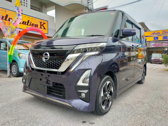 沖縄県の中古車ならルークス ハイウェイスター　Ｘ　ハイウェイスターＸ　バックカメラ　アラウンドビューモニター　Ｂｌｕｅｔｏｏｔｈ　ナビ　ＴＶ