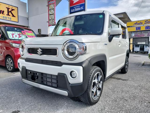 沖縄県の中古車ならハスラー ハイブリッドＸ　バックカメラ・フルフラット・シートヒーター・オートライト・オートマチックハイビーム・クリアランスソナー・キーレスエントリー・スマートキー
