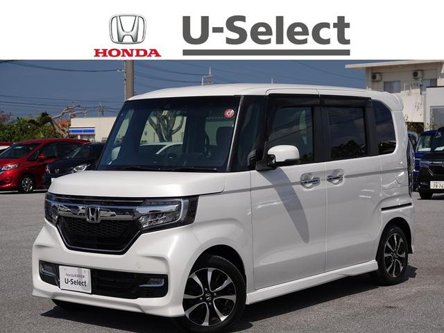 沖縄県の中古車ならＮ－ＢＯＸカスタム Ｇ・Ｌホンダセンシング　純正ナビ・バックカメラ・オーディオ・ＴＶ・ドラレコ・片側パワースライドドア付